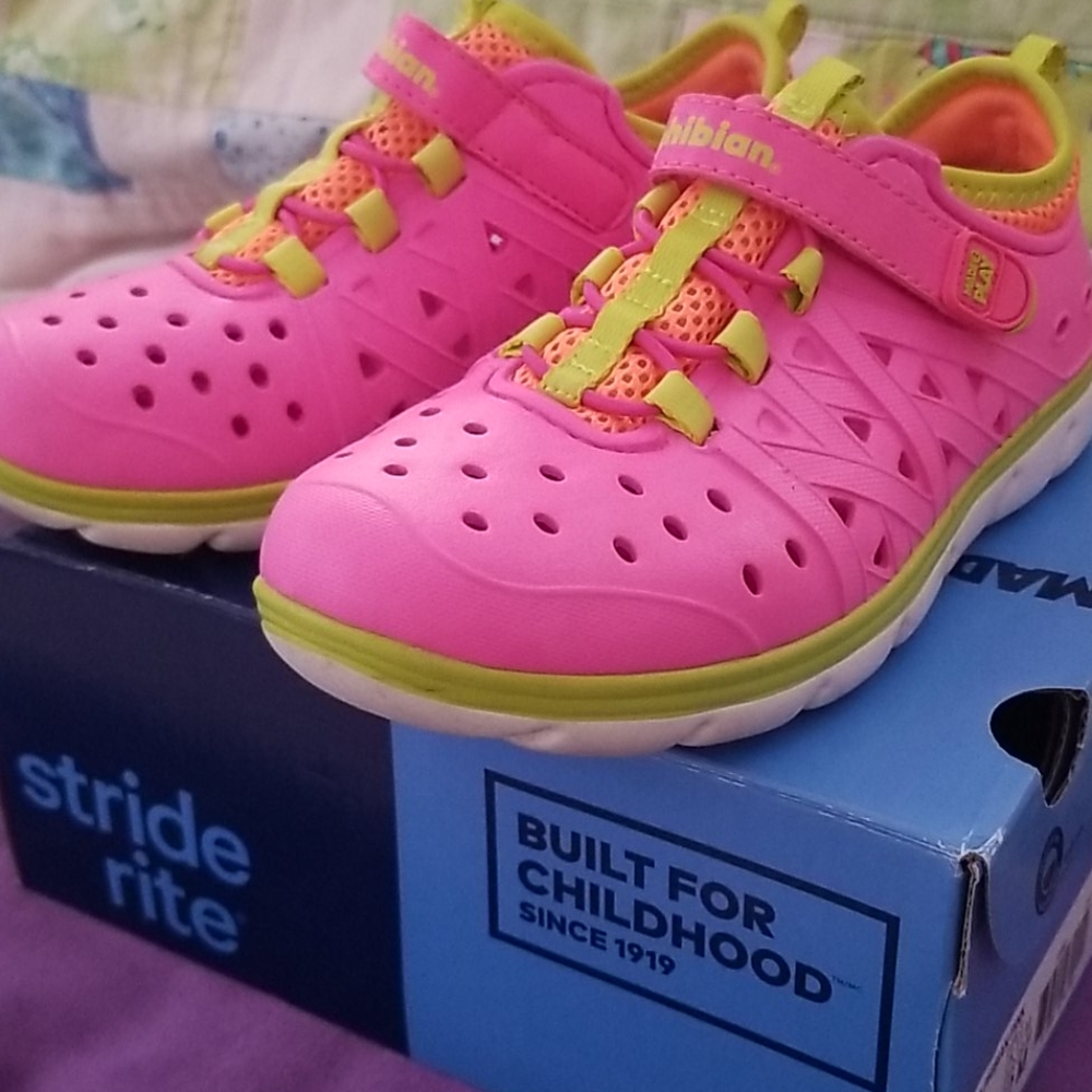 Pink Stride Rite sneakers